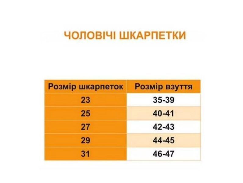 Шкарпетки чоловічі укорочені М23В123К фото